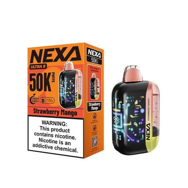 NEXA Ultra 50K Disposable Vape - Strawberry Mango