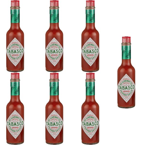 Tabasco Original Pepper Sauce - 7 x 150ml