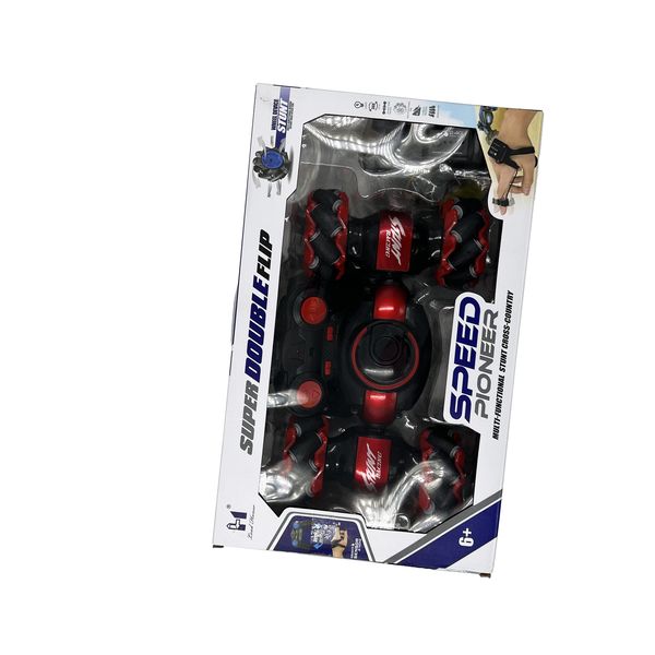 Kids Off-Road Hand Gesture Control RC Stunt Car Toy - Red
