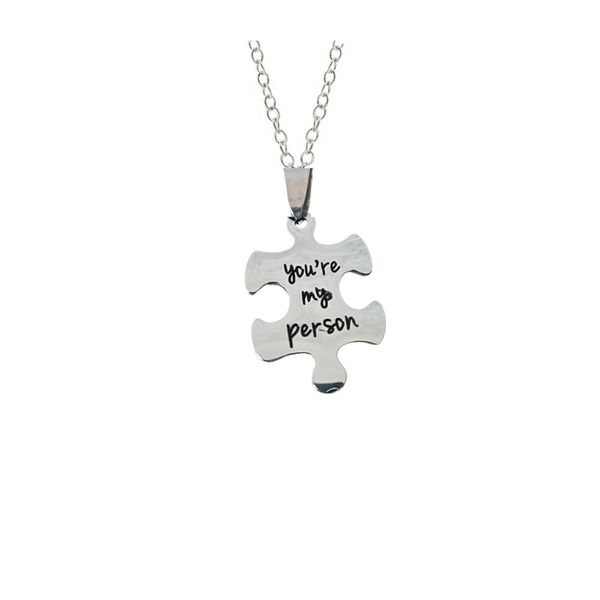 You're My Person Missing Puzzle Piece Necklace