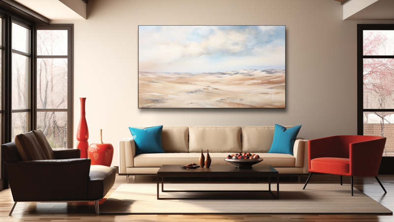 Canvas Wall Art -Dreamy Dunes Abstract - HD0271