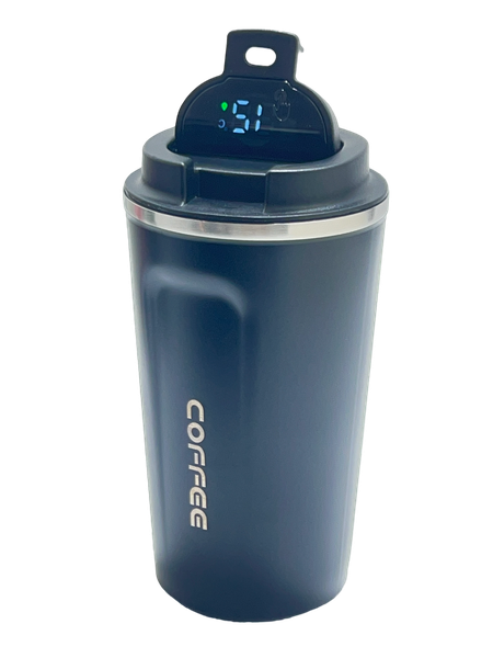 Temperature Display Vacuum Thermal Coffee Mug - 510ml