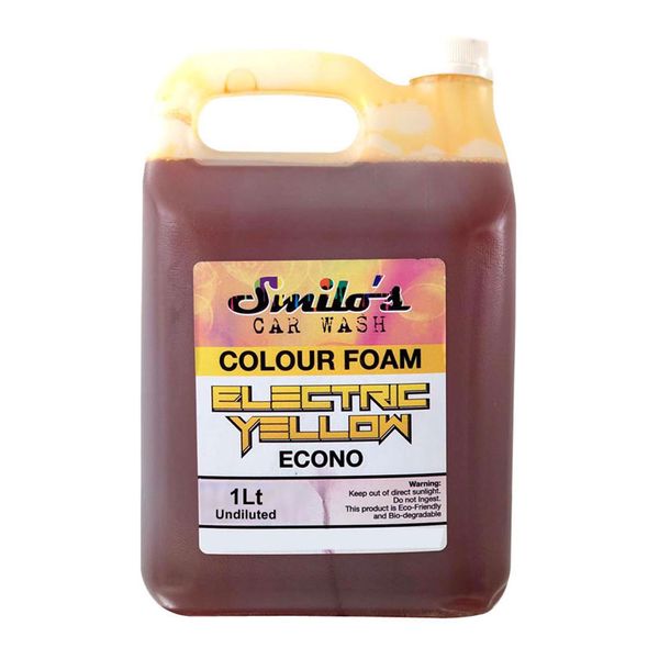 Smilo's Concentrated Undiluted Colour Foam Car Wash - 1 Lt - Assorted 2Pack