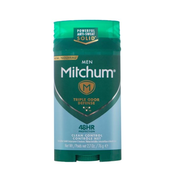 Mitchum Anti-Perspirant &amp; Deodorant Solid for Men - Clean Control - 76g