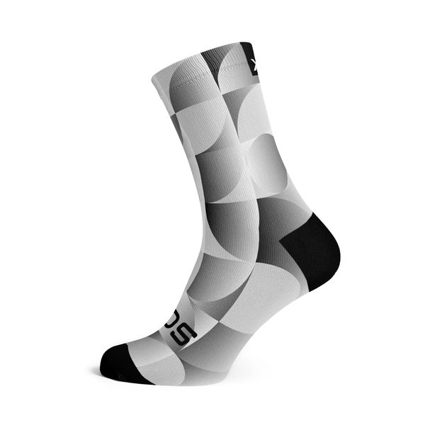 Sox Footwear Solid Silver Crew Socks