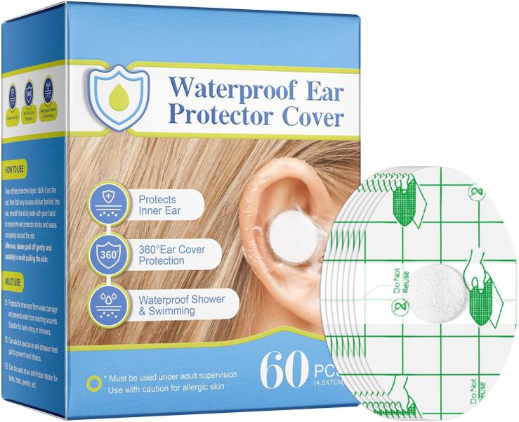 Baby &amp; Adult Waterproof Swimming &amp; Bathing Ear Cover Protection Stickers