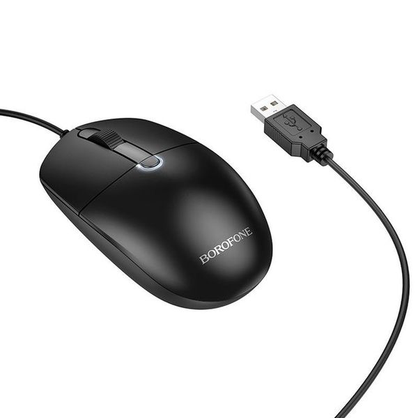 Wired Business Mouse Plug&amp;Play Borofone BG17 With 1.4m Cable