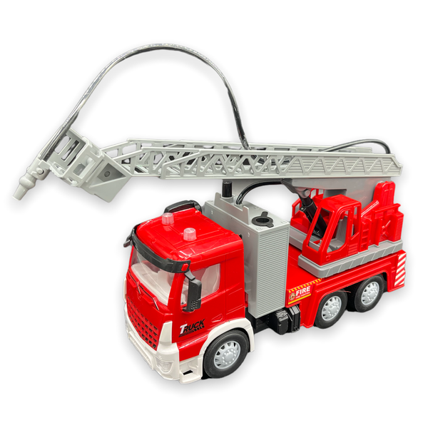 Simulation Fire Engine with Water Pump Sprayer - Fire Truck Toys for Boys