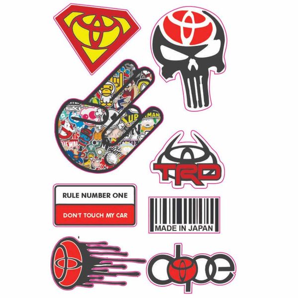 Replica Toyota Decorative Sticker Kit