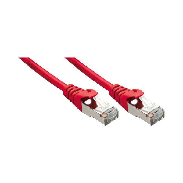 Lindy 0.5m CAT5e F/UTP Network Cable - Red