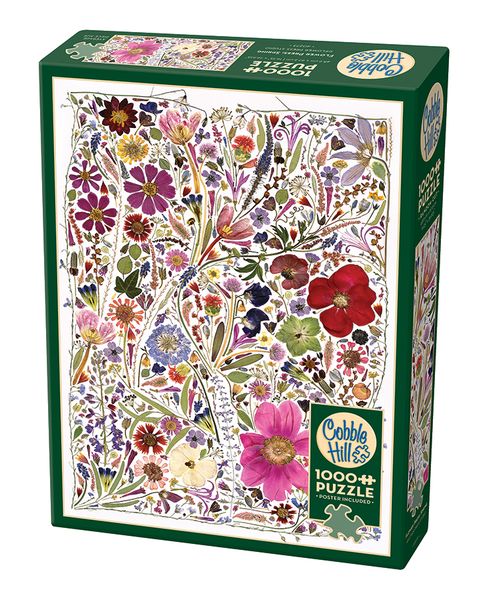 Cobble Hill Flower Press: Spring 1000 Piece Puzzle