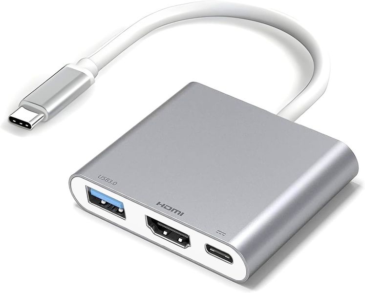 USB-C to HDMI Converter Hub &amp; Fast Charging USB 3.0 Port 4K Display Support