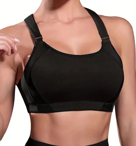 High Impact Breathable Sport Bra-Lightly Padded