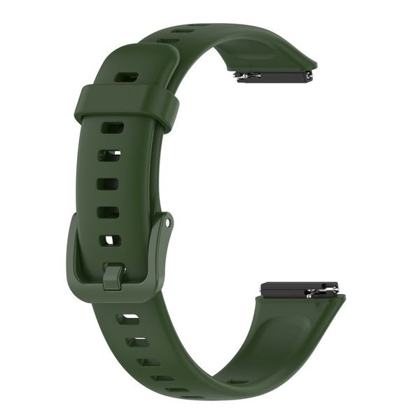 Silicone Strap Compatible with Huawei Band 7-Army Green