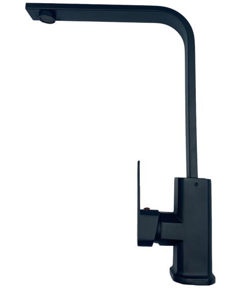 Matt Black Kitchen Mixer Deck Type Slim Line