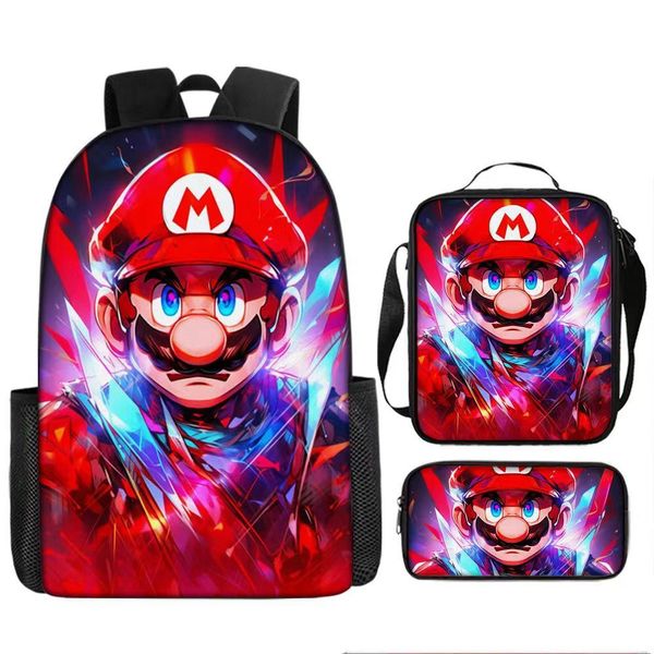 Bag, Lunch Box &amp; Pencil Case Mario image