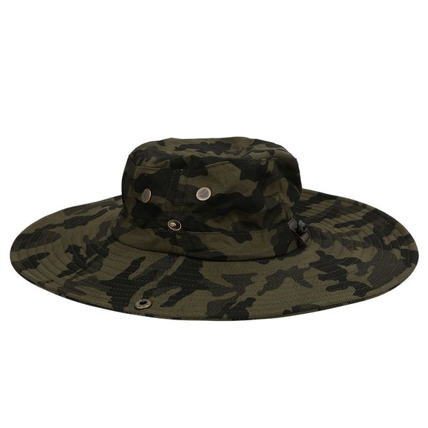 Camouflage Sun Bucket Hat for Outdoor Travel