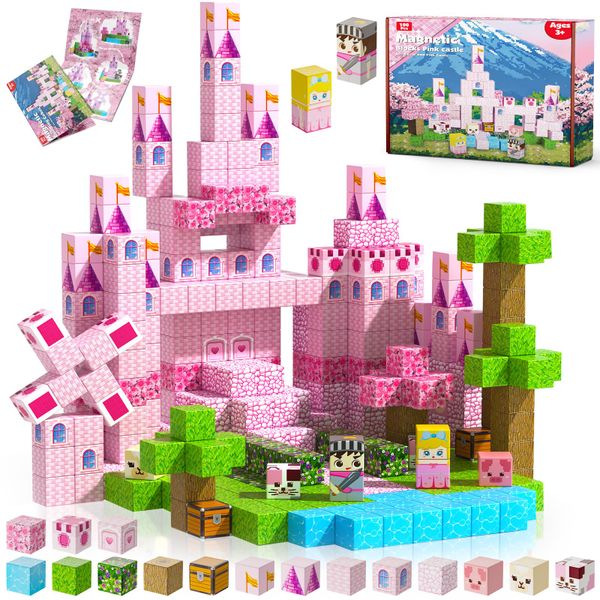 100 Pieces Magnetic Building Blocks Set-Cubes STEM Educational Toy