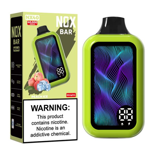 NX 40k Puffs Disposable Peach Ice 50mg