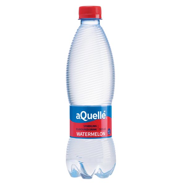 aQuelle - Watermelon Flavoured Sparkling Drink - 6 x 500ml
