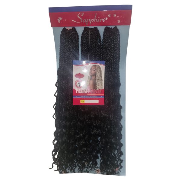 Urban Braid Pack - Sapphire Hairpiece