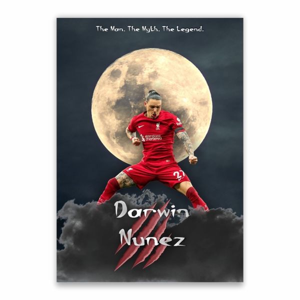 Darwin Nunez The Man The Myth The Legend Poster - A1