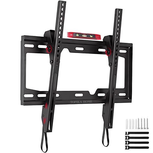 Topika - Low Profile Tilting TV Wall Mount for 26-80" TVs, 3.6cm Slim Fit