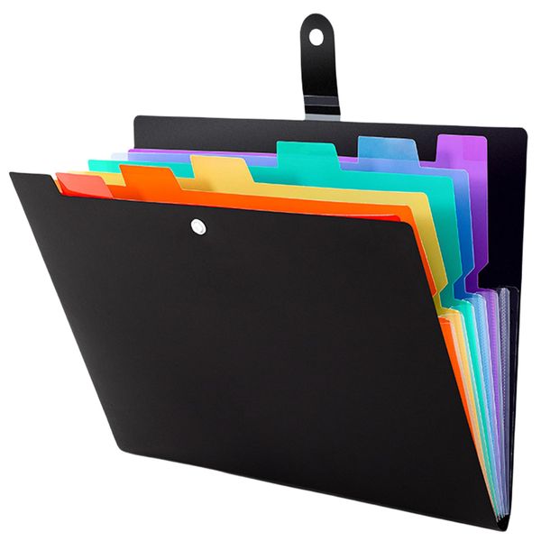 Expanding Folders Pocket Buckle Accordion File Organizer