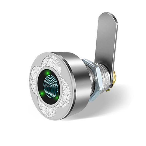 Fingerprint Lock Biometrics Keyless Cabinet Wooden Box Furniture Drawer