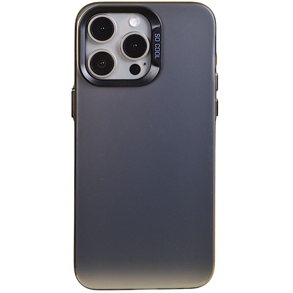 Solid Phone Case for iPhone 15 Pro Max - Silver Chrome