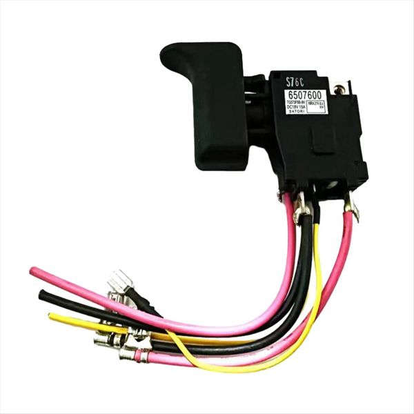 6507600 Electric Drill Switch for XRJ04 DJR186 JR186D Power Tools
