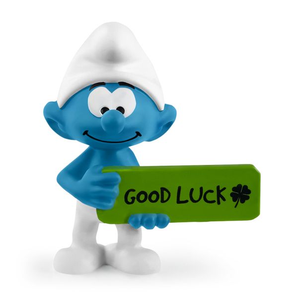 Schleich The Smurfs - Good luck Smurf - 5cm Tall