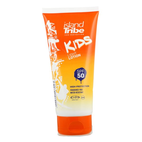 Island Tribe Kids Sun Protection, Sunscreen Lotion Light SPF50 200ml