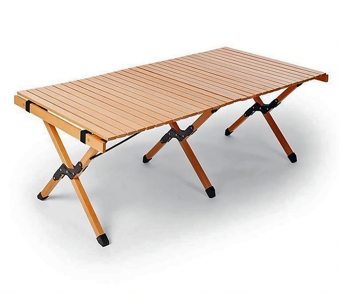 Folding Camping Table Solid Outdoor Picnic Outdoor-90x60x45cm