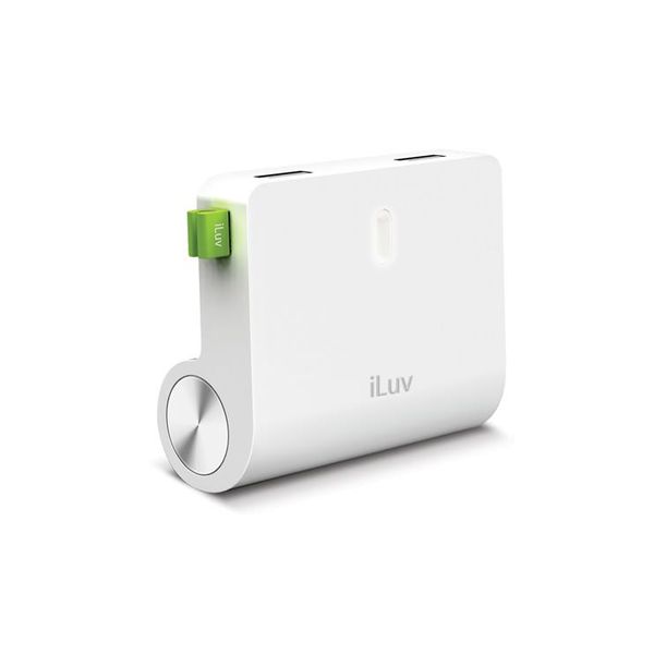 iLuv Rockwall Dual Twin USB Swivel Wall Main Charger For iPad iPhone iPod