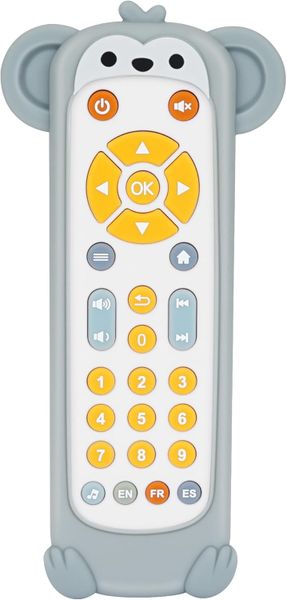 Baby TV remote control toy with music and light 1pc