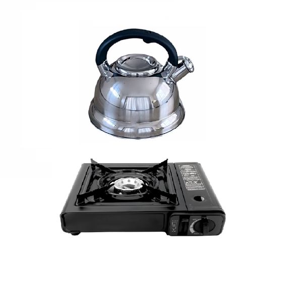 Portable Gas Stove and Gas Kettle Combo