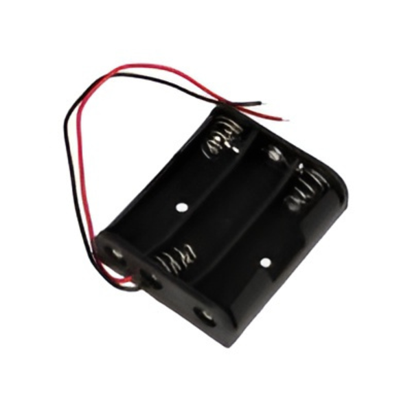 BH3AAW Battery Holder for 3 x AA with Wire Leads &amp; Tape