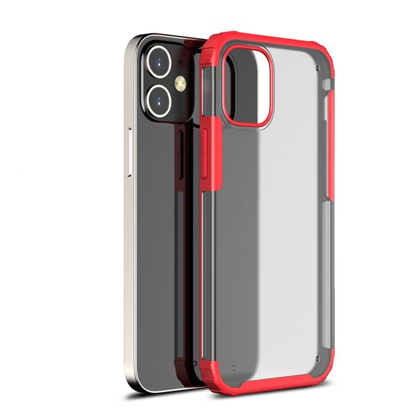 Favorable impression™Translucent Matte Hard Case For iPhone 12Mini Black