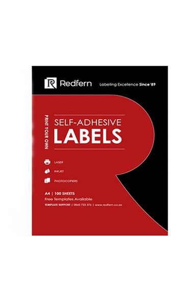 Redfern Circle 48up A4 Inkjet Laser Labels 100 Sheets