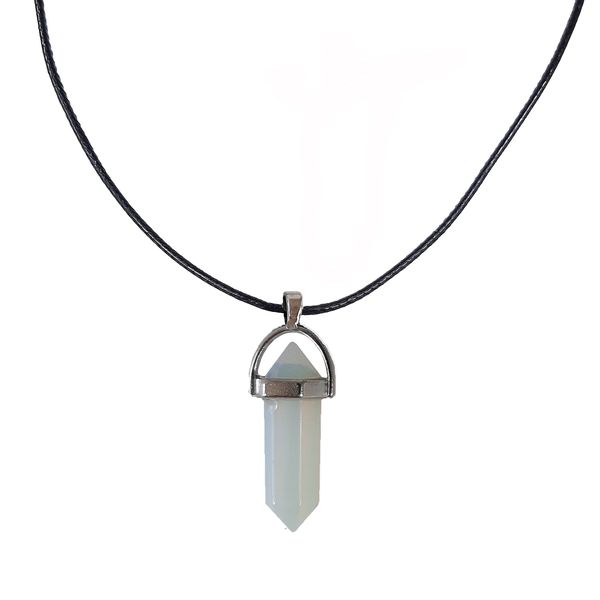 Earth Stone Collection - Bullet Opal Stone Necklace