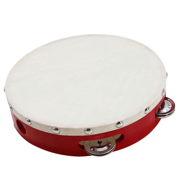 Handheld Tambourine 6Inch for Kids Music