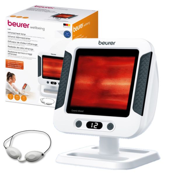 Beurer Infrared Heat Lamp X-Large: Heal &amp; Soothe Colds, Injury, Pain IL 60