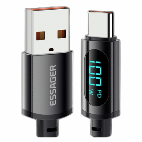 Essager Cable USB Type-C 7A PD pour téléphone, 100W, Charge Rapide,  données, 2 mètres à prix pas cher