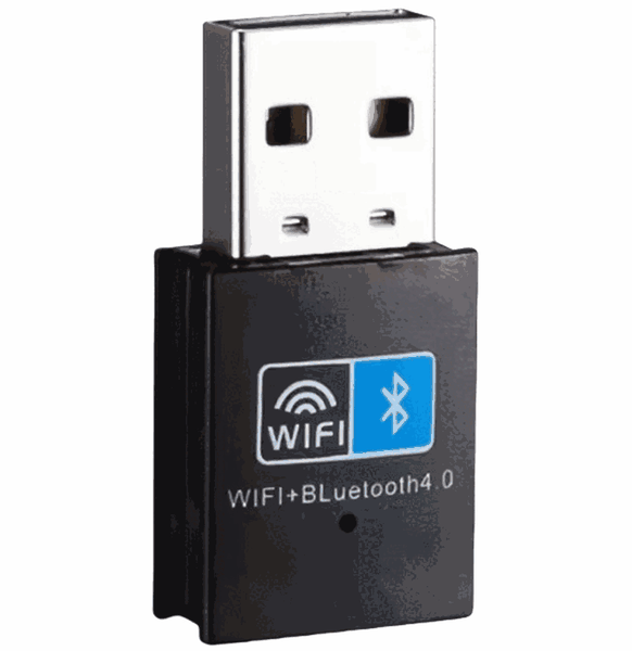 150Mbps 2in1 USB WiFi Bluetooth Adapter Compatible with PC Laptop Windows