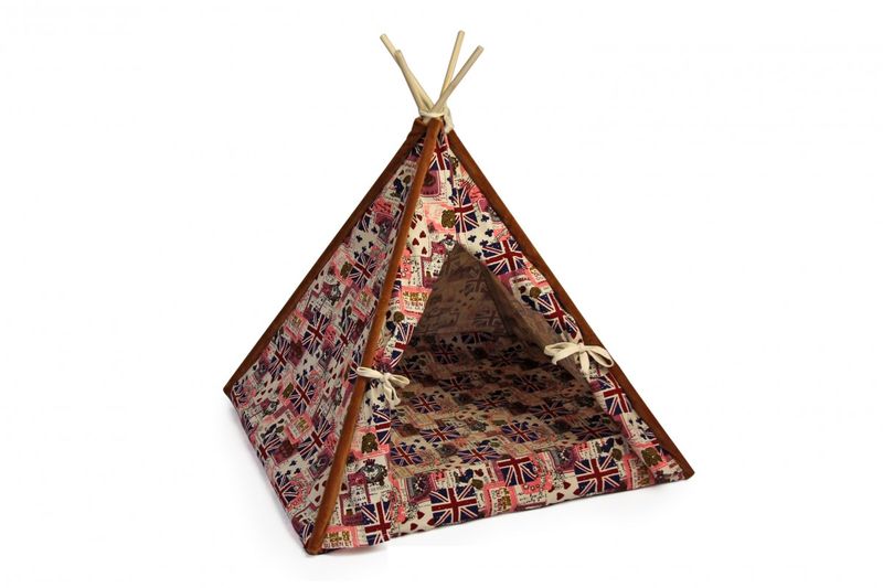 Rex - Pet Teepee Tent - Flag Design