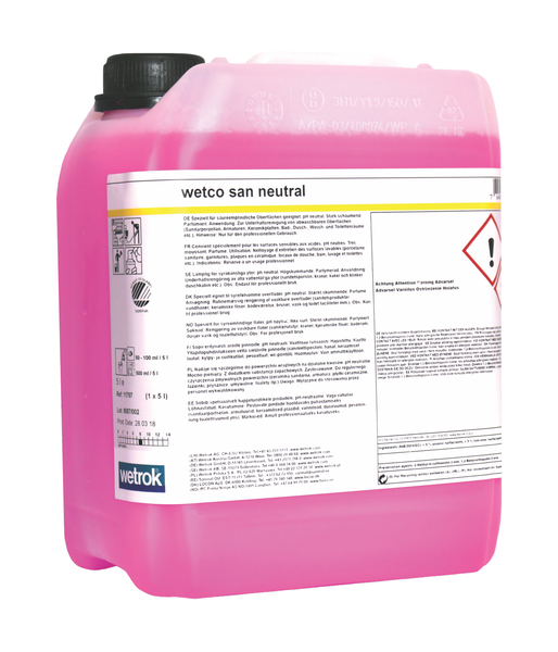 Wetrok Wetco San Neutral Restroom Cleaner 5L