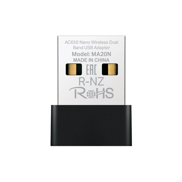 Mercusys MA20N AC650 Nano Wireless Dual Band USB Adapter