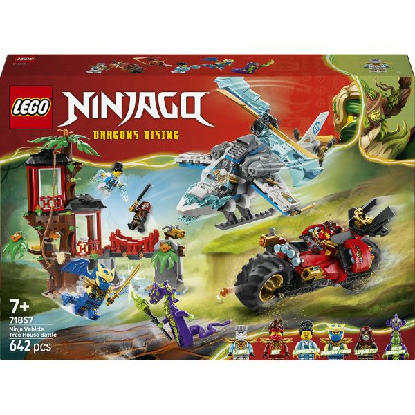 LEGO® NINJAGO® Ninja Vehicle Tree House Battle Toy Set 71857