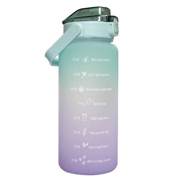 2L Sports Water Bottle - Purple And Blue